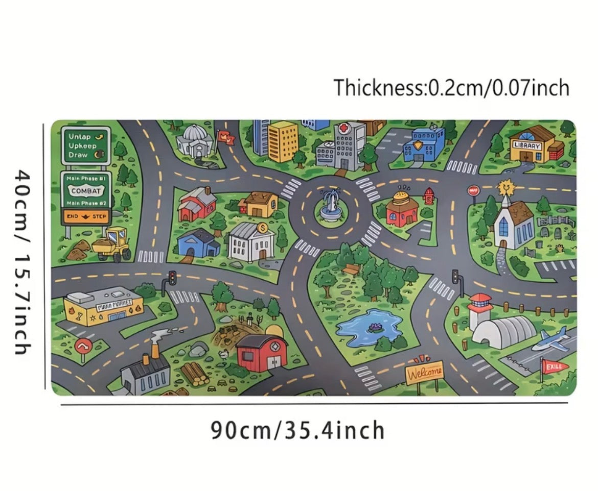 Nostalgia Town Mouse Pad