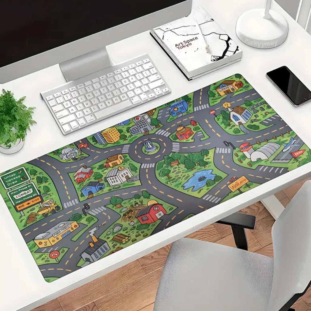 Nostalgia Town Mouse Pad