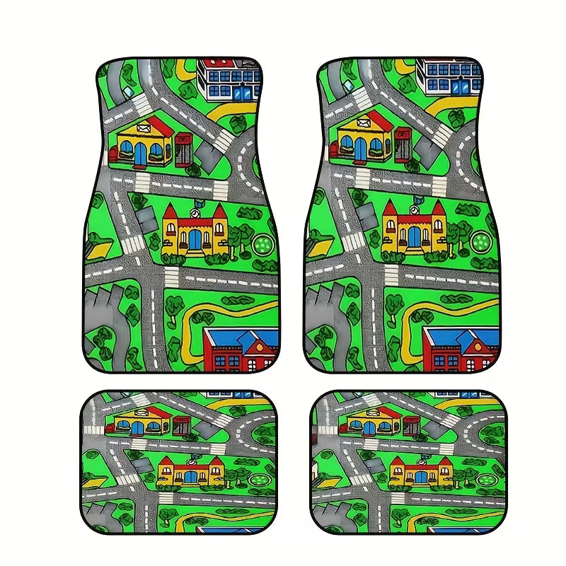 Nostalgic Town Car Rug