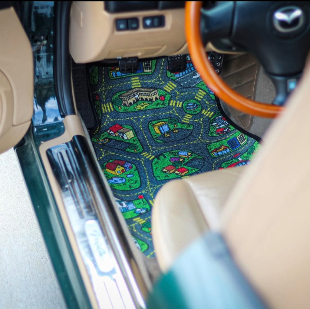 Nostalgic Town Car Rug