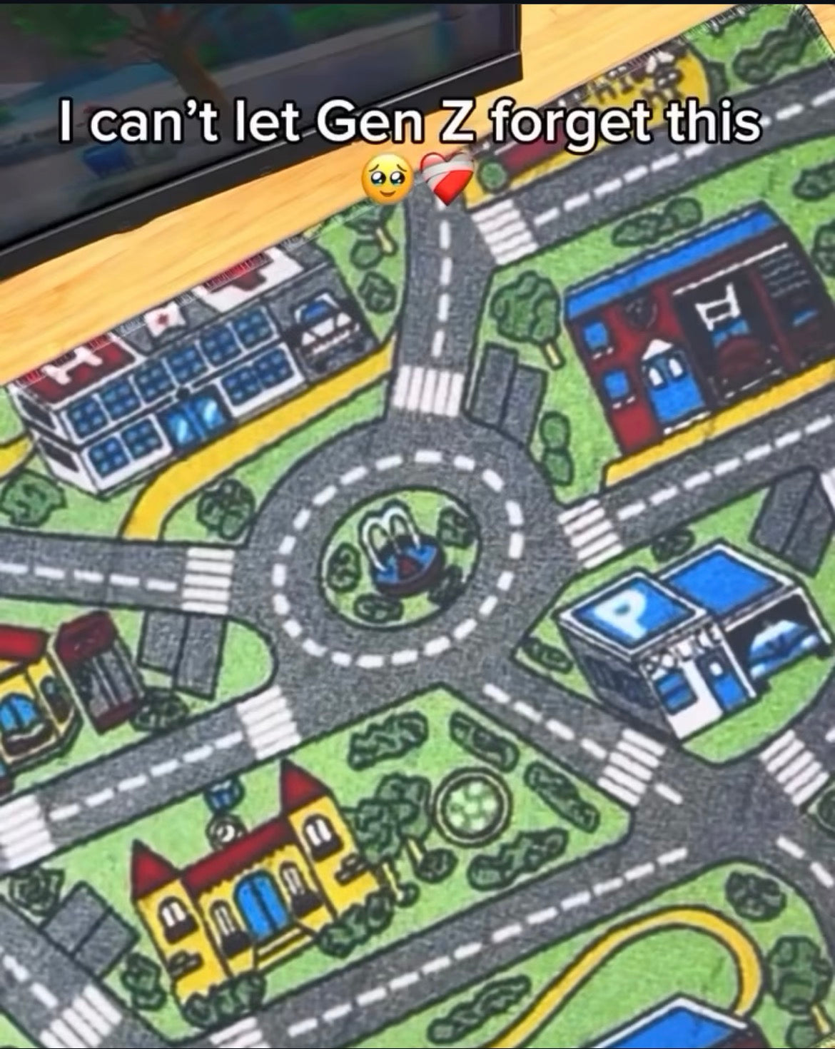 Nostalgia Town Mouse Pad