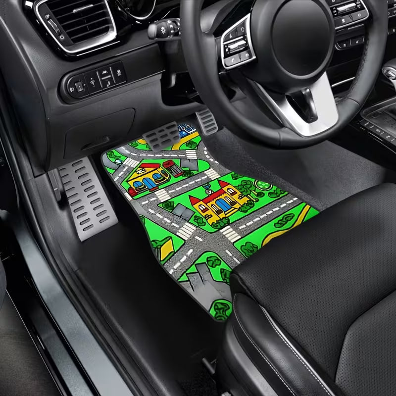 Nostalgic Town Car Rug
